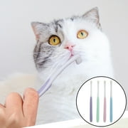 Waroomhouse Pet Toothbrush Comfortable Grip Small Soft Bristles Effective Gentle Gum Care Lightweight Pet Cat Dog Oral Cleaning Tool for Daily Life
